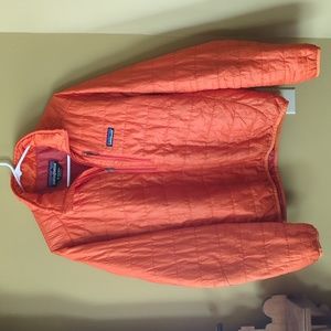 Patagonia Nano Puff Pullover S Small Orange Jacket Sweater M
